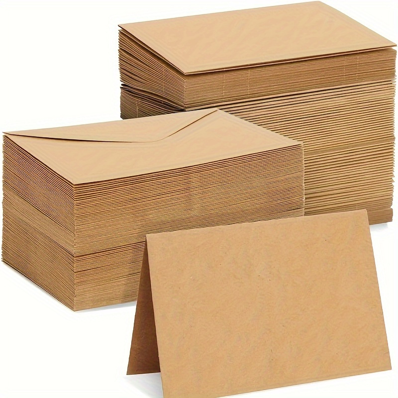 Wax Seal Letter Kit - 50/100 pz Buste di Carta Kraft