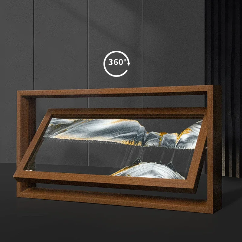 3D Rotatable Sandscape Moving  - Engraved Wood Frame recensione e prezzo