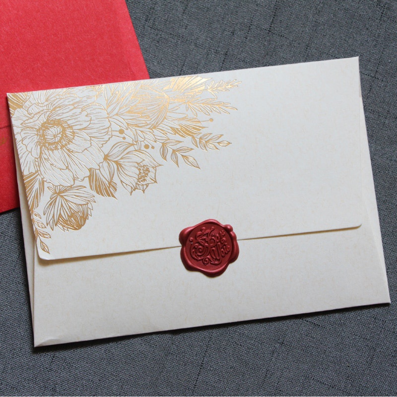 10 buste di carta perlata di a - Wax Seal Letter Kit recensione e prezzo