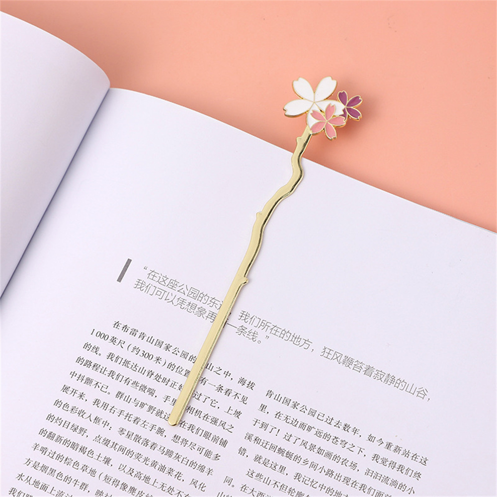 Segnalibro Sakura in metallo s - Dried Flower Bookmark recensione e prezzo
