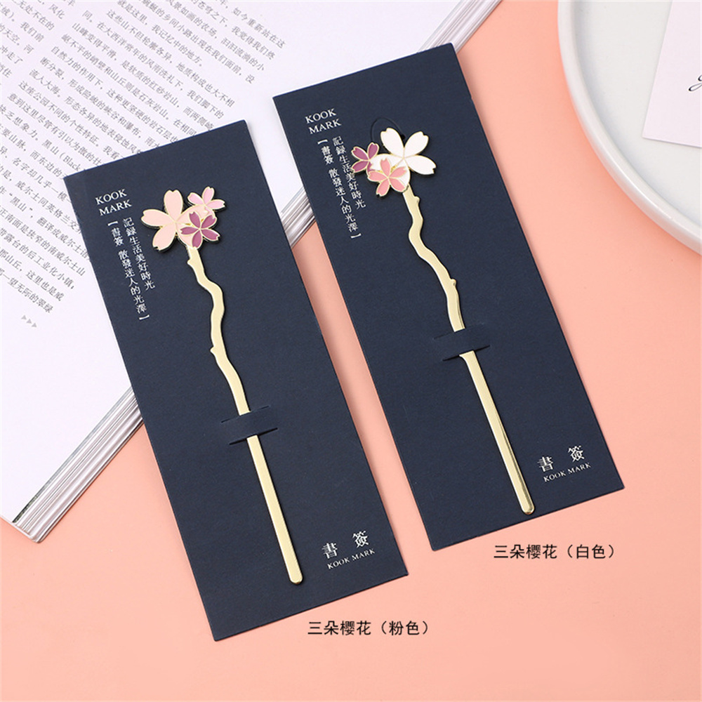 Segnalibro Sakura in metallo s - Dried Flower Bookmark recensione e prezzo